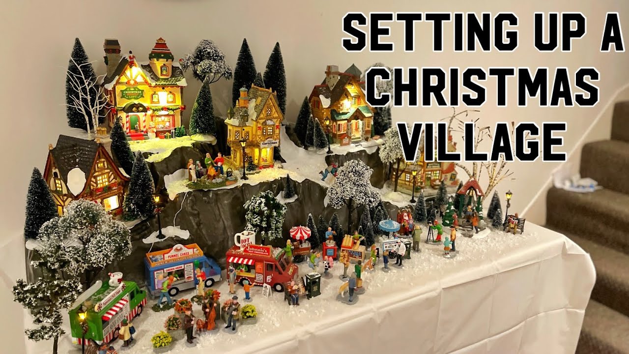 How to build a Christmas Village, Christmas Village display ideas
