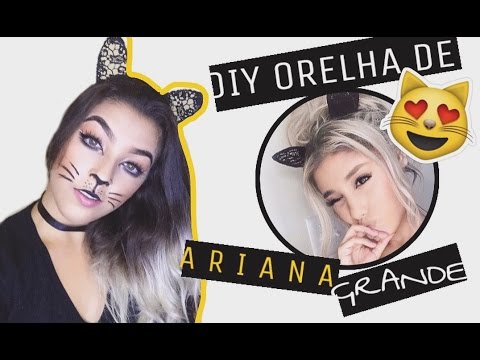 Como Fazer Tiara Orelha de Gatinho em E.V.A com Glitter(Carnaval