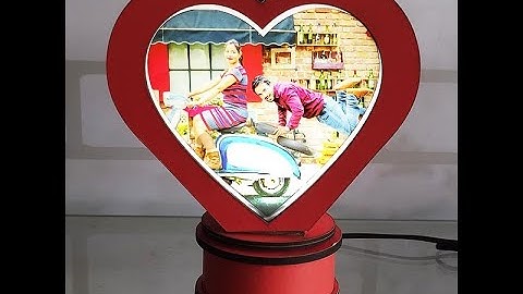 Heart shape rotating lamp gift from personalized Gifts store [www.gondget.com] what