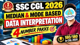Median & Mode Based DI 🔥| SSC CGL 2026| DATA INTERPRETATION| SSC CHSL
