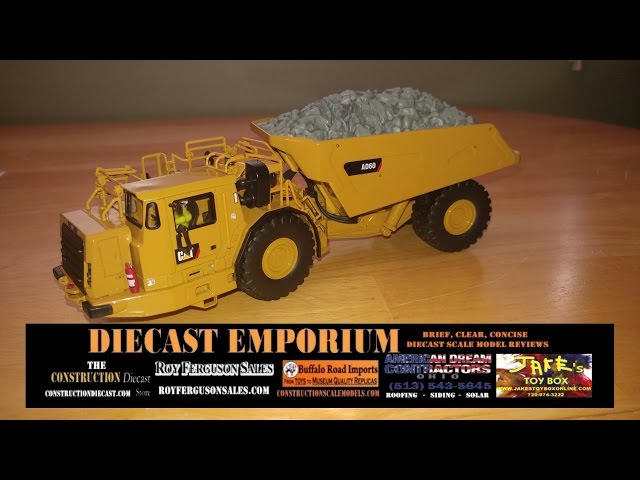 Miniatura Caminhão Articulado Subterrâneo Caterpillar Modelo AD60 Escala  1:50 - 85516 - Super Tek