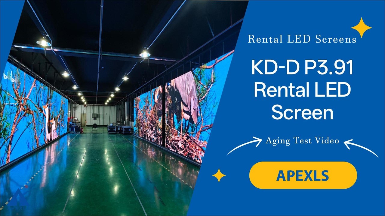Apexls KD-D Series Rental LED Screen | Ultimate flexibility for