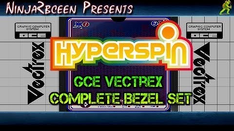 Hyperspin-GCE Vextrex Bezel Complete Set