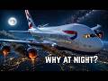 Why Planes Fly Across The Atlantic At Night?