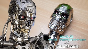 Build the Terminator - Part 22 - Connect the Jaw, Assemble the Head