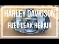 How to Repair Harley Davidson carburetor fuel Line or inlet.