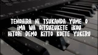 CHIPOKKE NA AI NO UTA - RIKO KOEDA FT. AKI / KARAOKE NO VOCAL WITH ROMANJI LYRIC