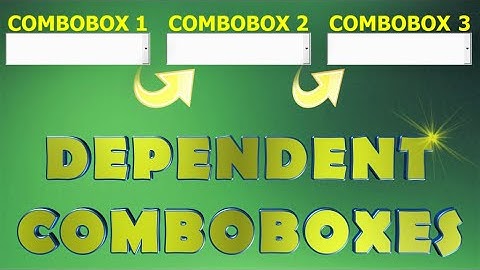 Excel VBA - Create Dependent ComboBoxes