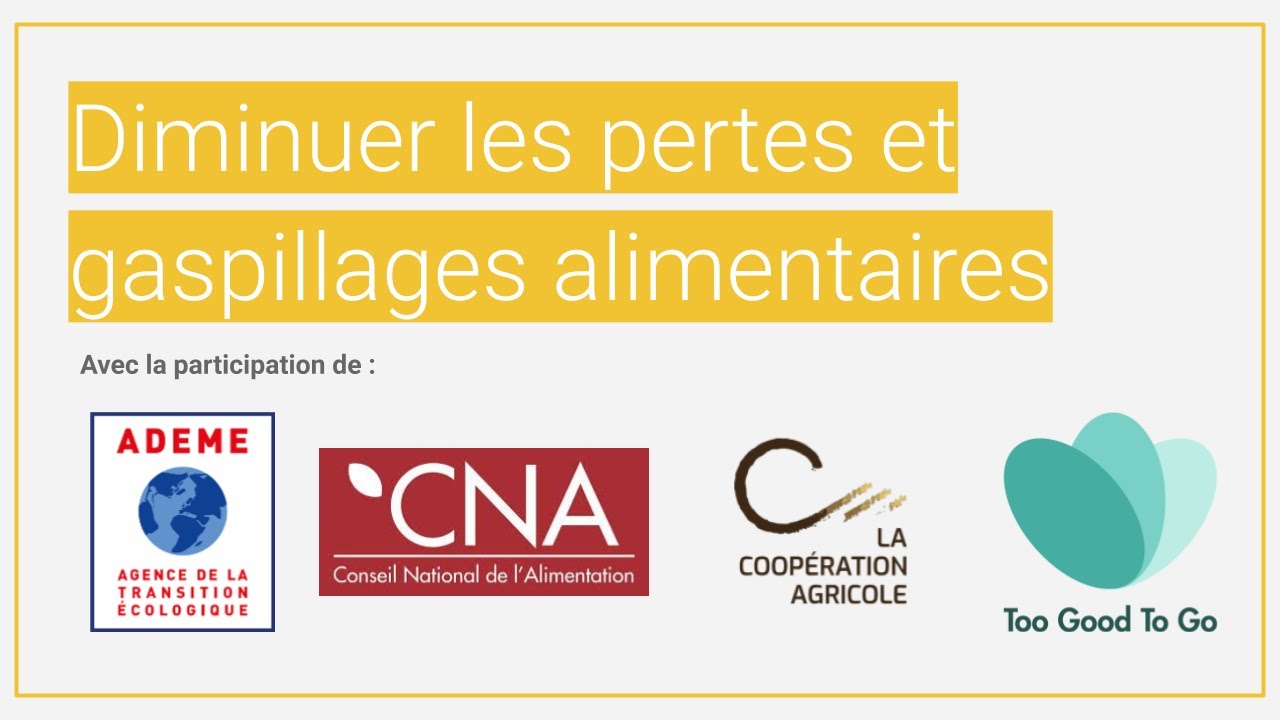 (Re)voir le webinaire : Pertes et gaspillages alimentaires, comment atteindre -50% en 2030 ?