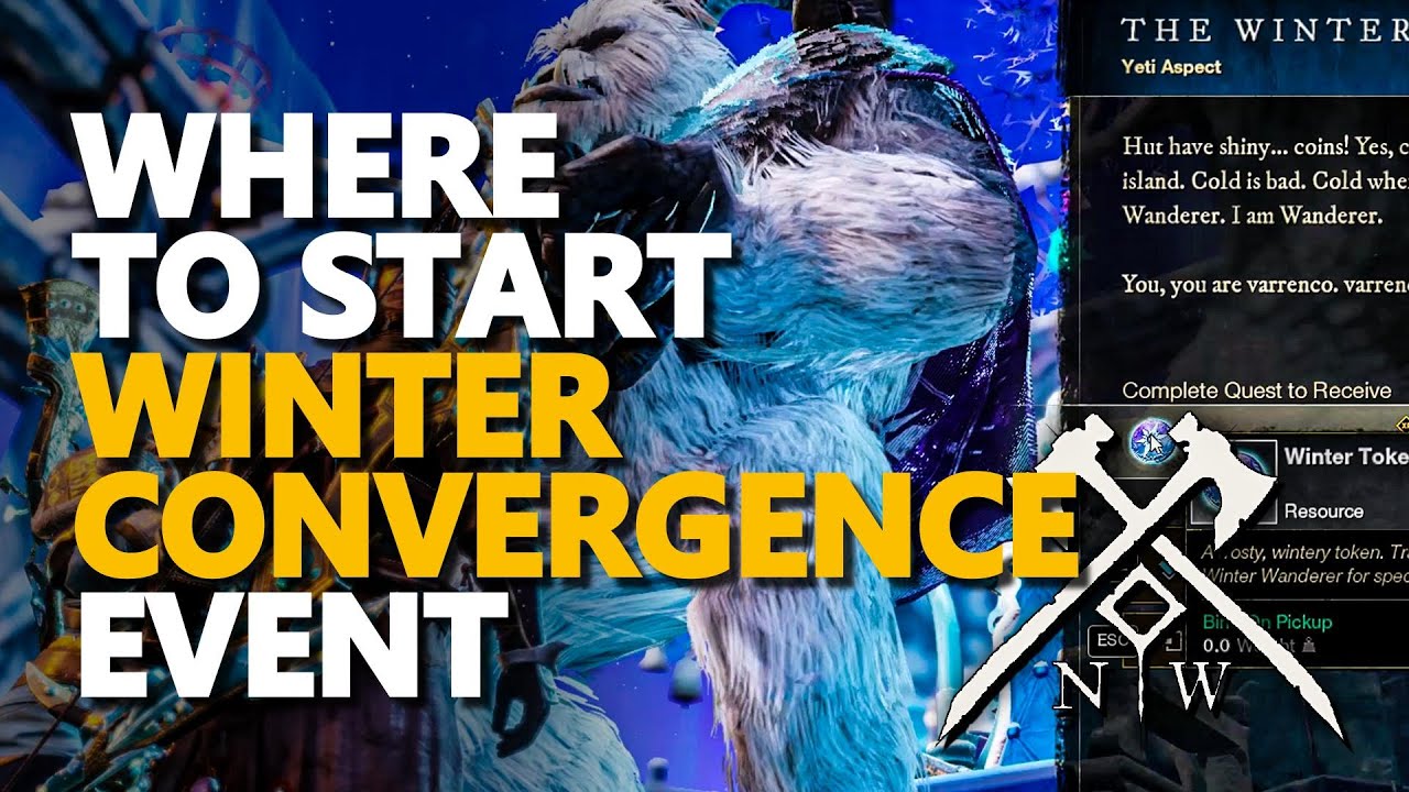 Where to start Winter Convergence New World YouTube