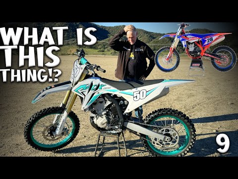 WHAT IS THIS THING?! FIRST CHINESE MOTOCROSS BIKE? - Dirt Bike Vlog 9