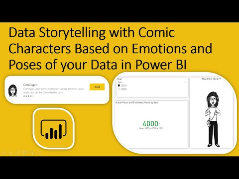 Data Storytelling with Comic Characters Based on Emotions and Poses of your Data in Power BI