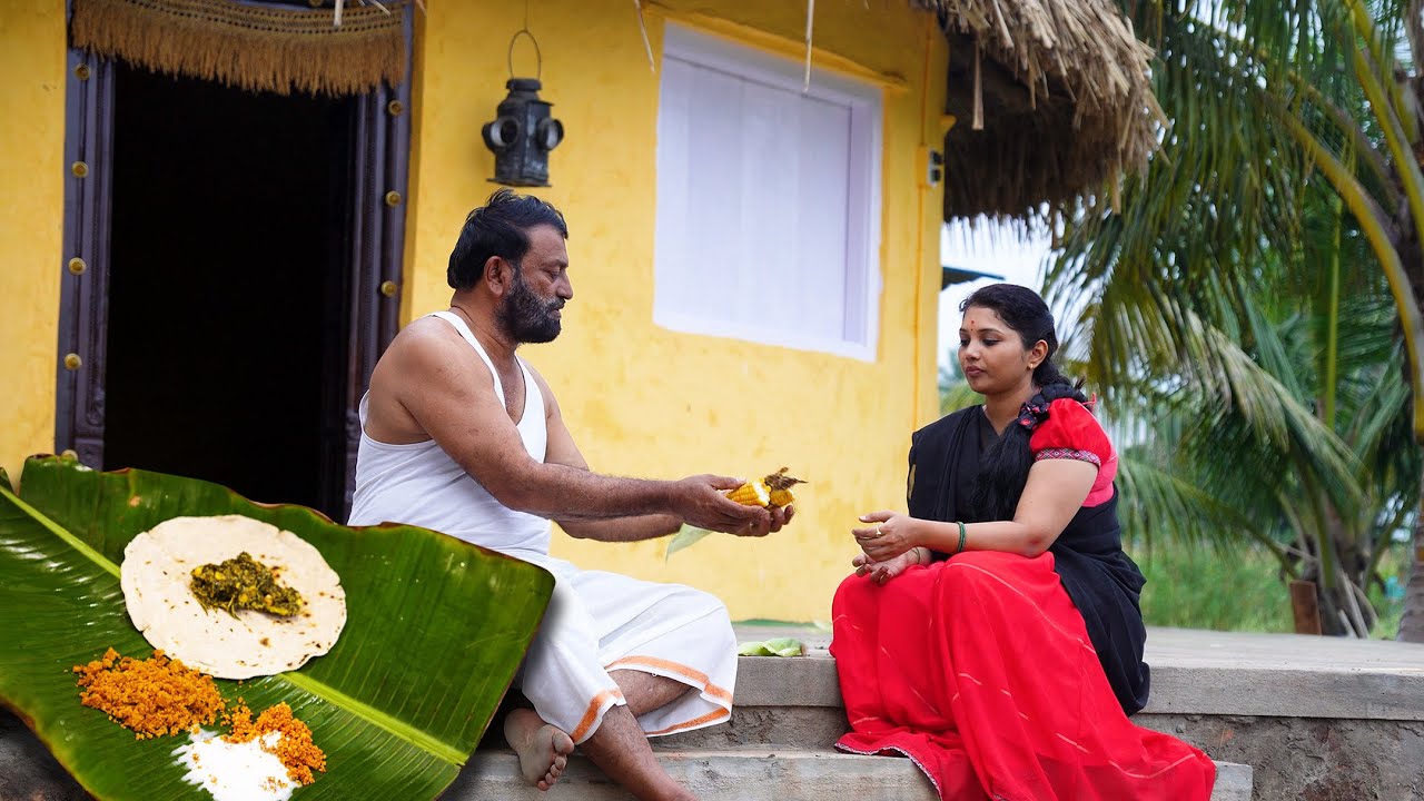 Food Walk Rotti Making Village style rotti making | special recipe #villagelife #traditional # ...