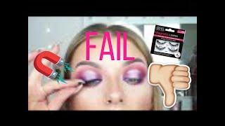 TESTING ARDELL MAGNETIC LASHES | FAIL  😐