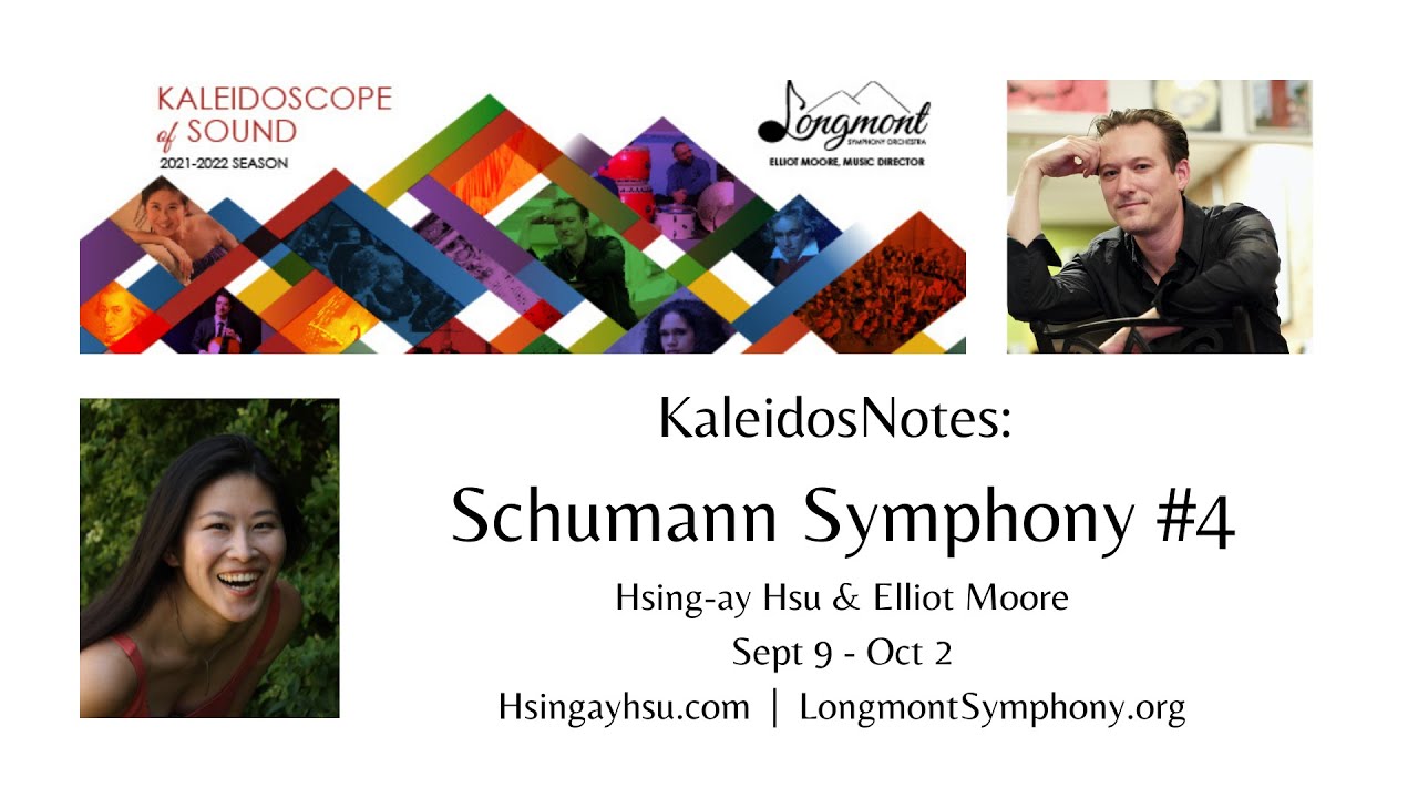 LSO KaleidosNotes: Schumann Symphony #4 talk with Elliot Moore and Hsing-ay Hsu auf YouTube ansehen LSO KaleidosNotes: Schumann Symphony #4 talk with Elliot Moore and Hsing-ay Hsu auf YouTube ansehen