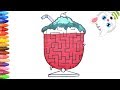 Milkshake Labirin  - Cara Menggambar dan Mewarnai TV Anak