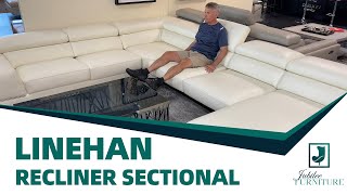 Linehan Modular Recliner Sectional Couch  | Jubilee Furniture