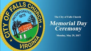 Memorial Day Ceremony: May 29, 2017
