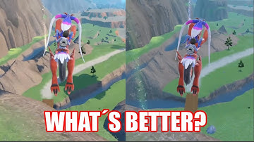 Pokemon Scarlet Violet UPDATE COMPARISON 1.1.0 vs 1.0.1