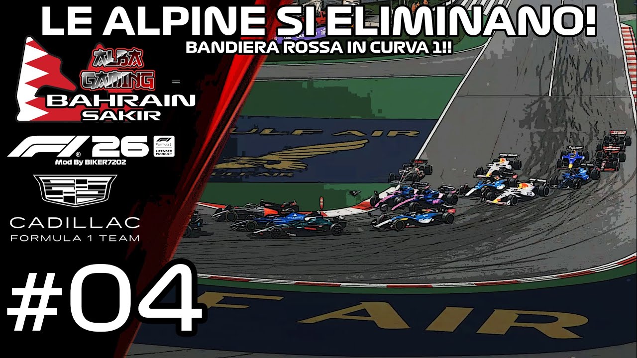 BANDIERA ROSSA IN CURVA UNO e UNA GARA DIFFICILE!! 