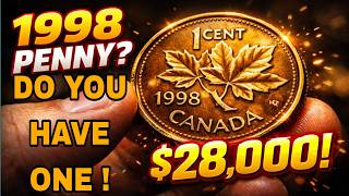 1998 Canada 1 Cent Coin Value 🔥 Could This Penny Make You Rich?
