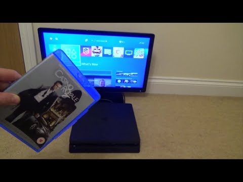 What happens when you put a Blu-ray in a PS4