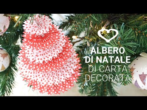 Albero Di Natale Kanzashi.Tutorial Come Realizzare Alberi Di Natale Con Carta Decorata La Figurina Youtube