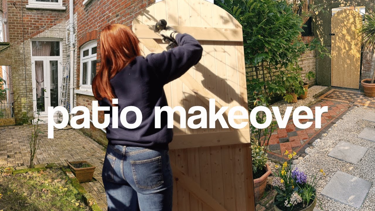 The BIG patio makeover on a BUDGET | Garden renovation Part 2