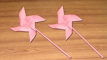 Paper Windmill Making - Easy Diy Tutorial on How to Make a Wind Turbine with Paper