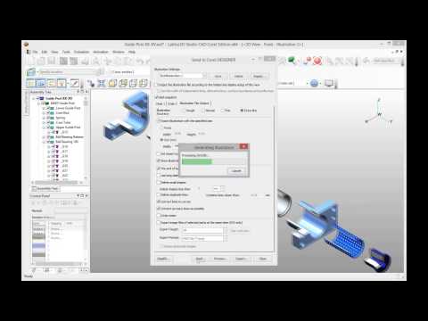 High-quality technical illustrations from 3D CAD assemblies