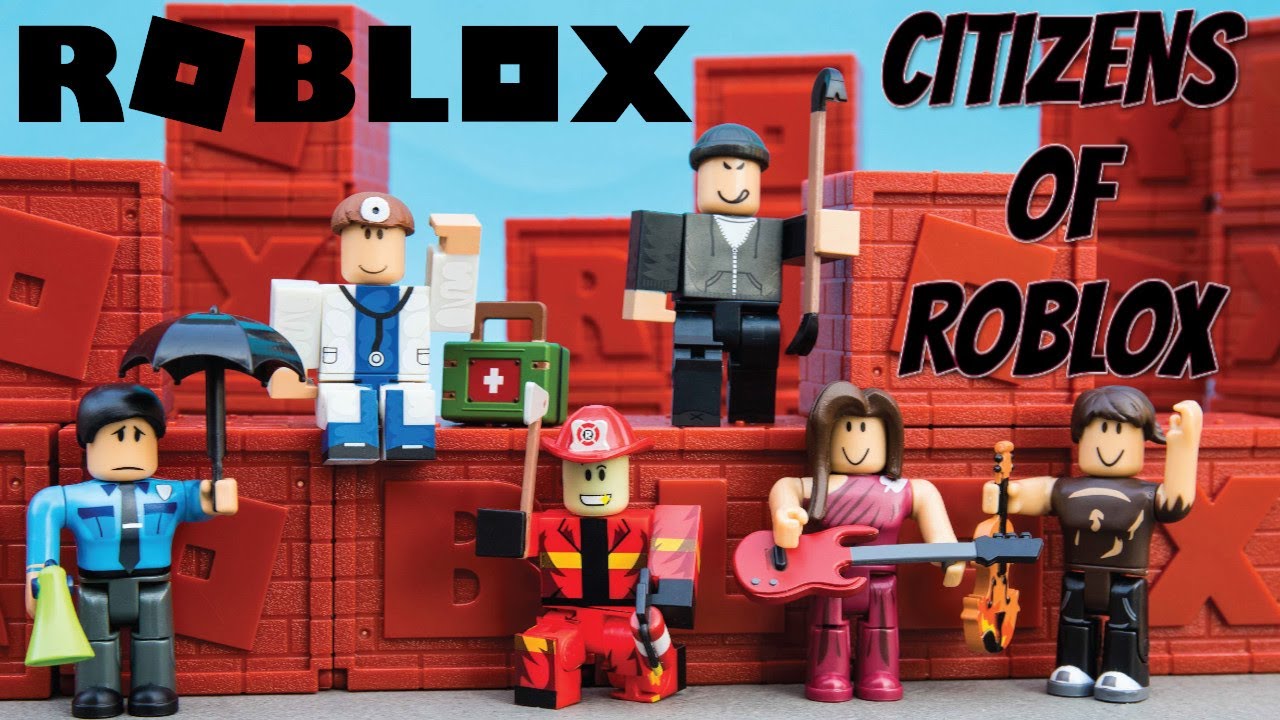 Citizens Of Roblox Six Figures Pack Playset Unboxing And Rocitizen Toy Collection Youtube - roblox citizens of roblox six figure pack products in 2019