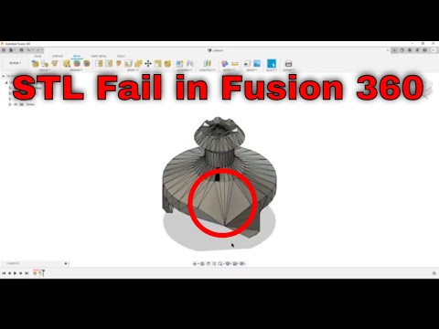 STL fail to convert in Fusion 360 - Some tips on how to fix