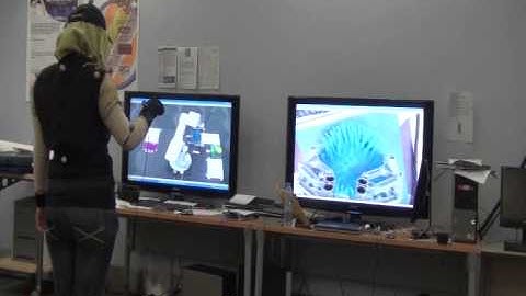 Real-time Teleoperation of an Industrial Robotic Arm Through Human Arm Movement Imitation