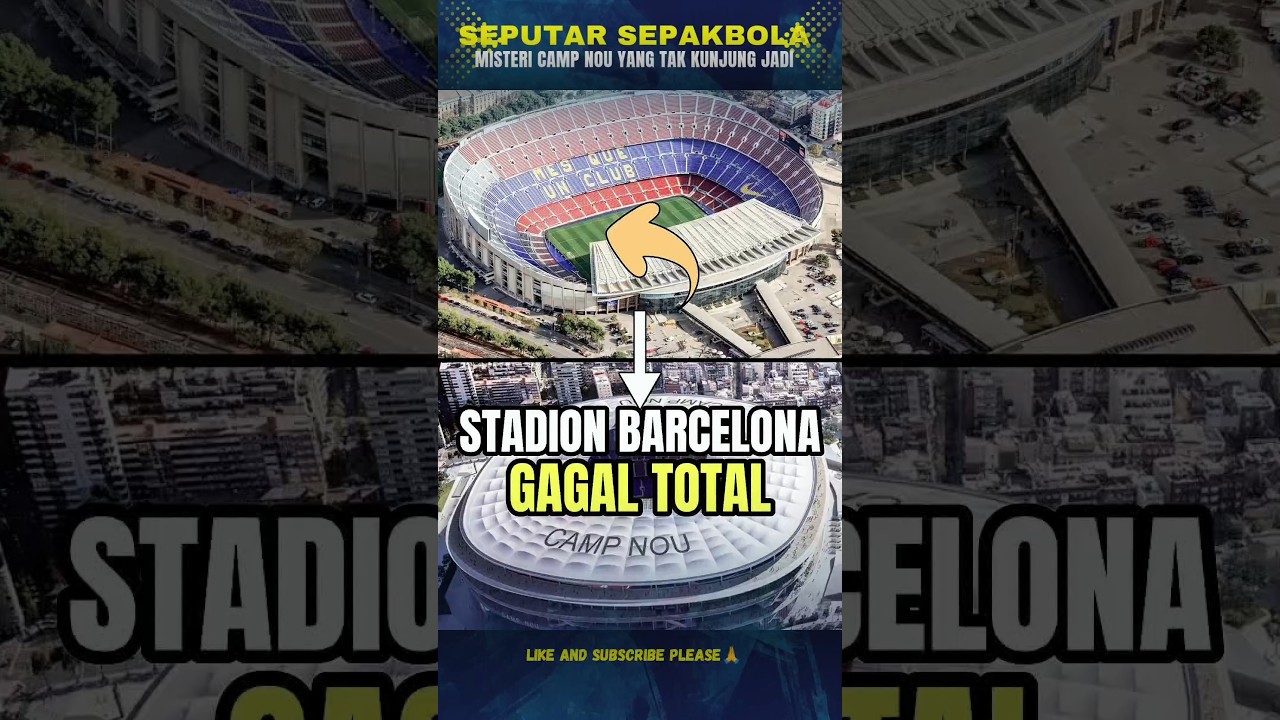 WATCH: Camp Nou Jadi Proyek Tak Berujung 😱‼️#barcelona #beritabola
