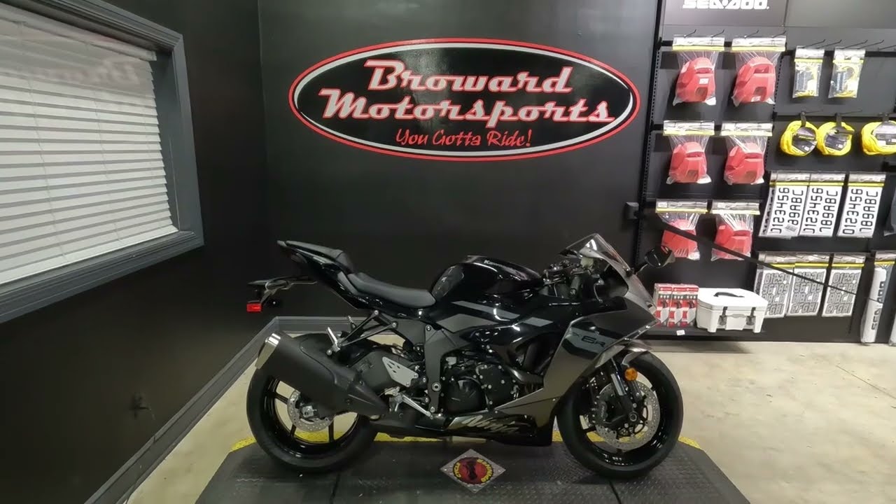 New Black 2026 Kawasaki Ninja ZX-6R ABS Motorcycle For Sale In