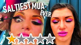 I WENT TO THE WORST REVIEWED MAKEUP ARTIST IN MY CITY for the 10000s time