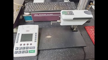 The Mahr surface roughness measuring instrument