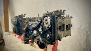 Subaru Engine Removal  | Part 1 Subaru Cheat Codes Ep 1 Simplest Ej25 Sohc Engine Removal