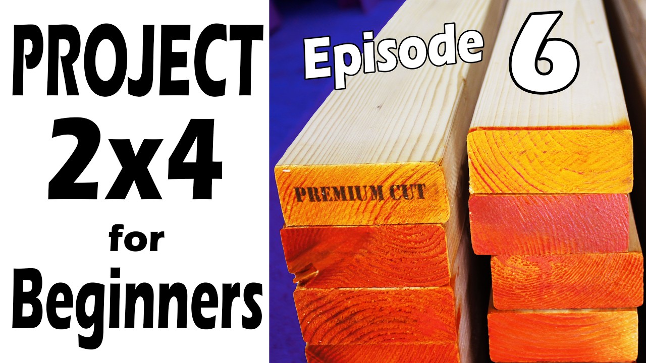 Building Amazing Projects With ONLY 2x4s For BEGINNERS! EPISODE 6 (3 ...