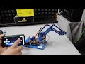 Robotická ruka s Arduinom ovládaná joystickom aj mobilnou apkou