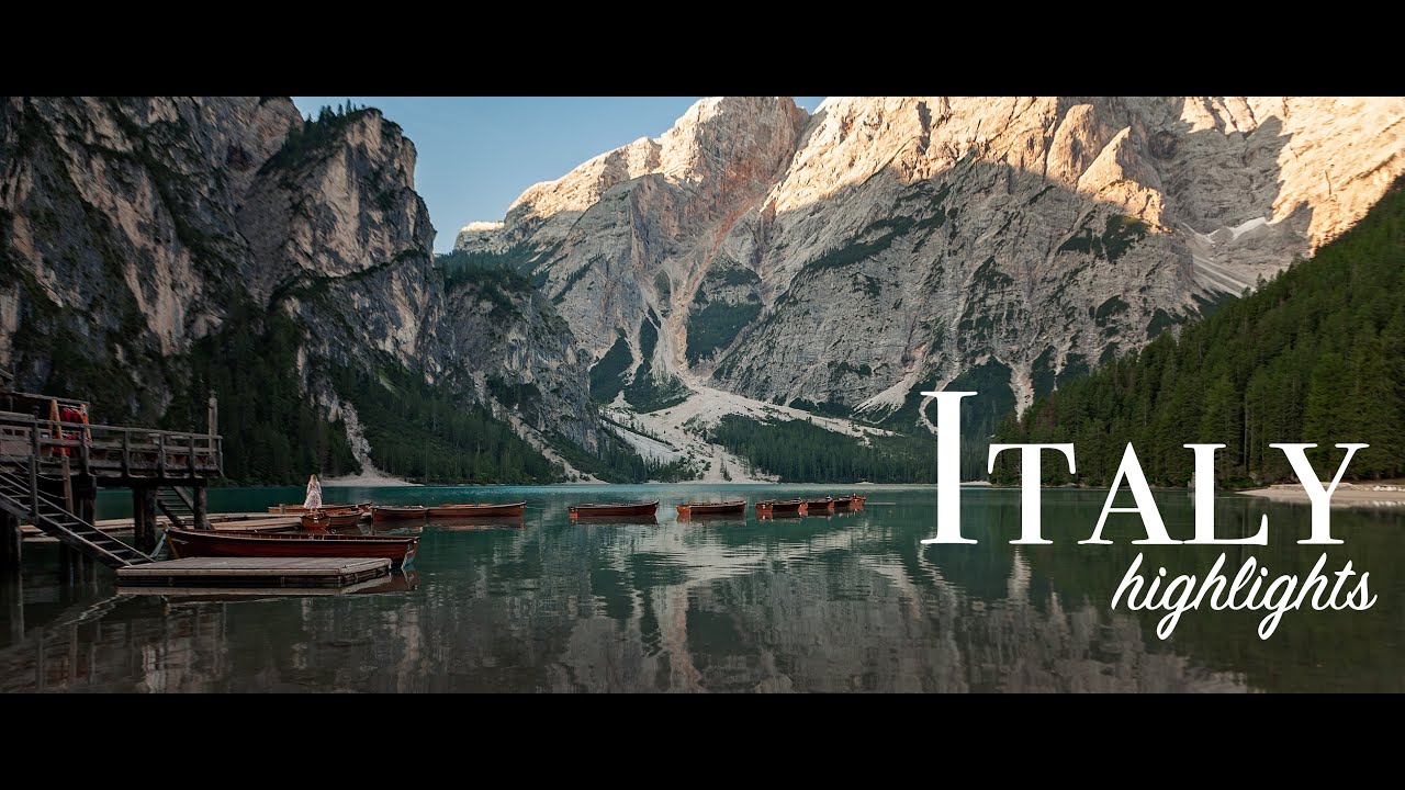 Northern Italy Highlights in 3 mins including Dolomites Seceda Lago di Braises Venice Barcis n more!