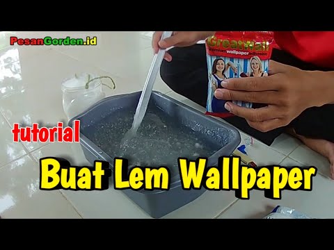 Video: Cara merekatkan wallpaper non-anyaman, seluk-beluk prosesnya