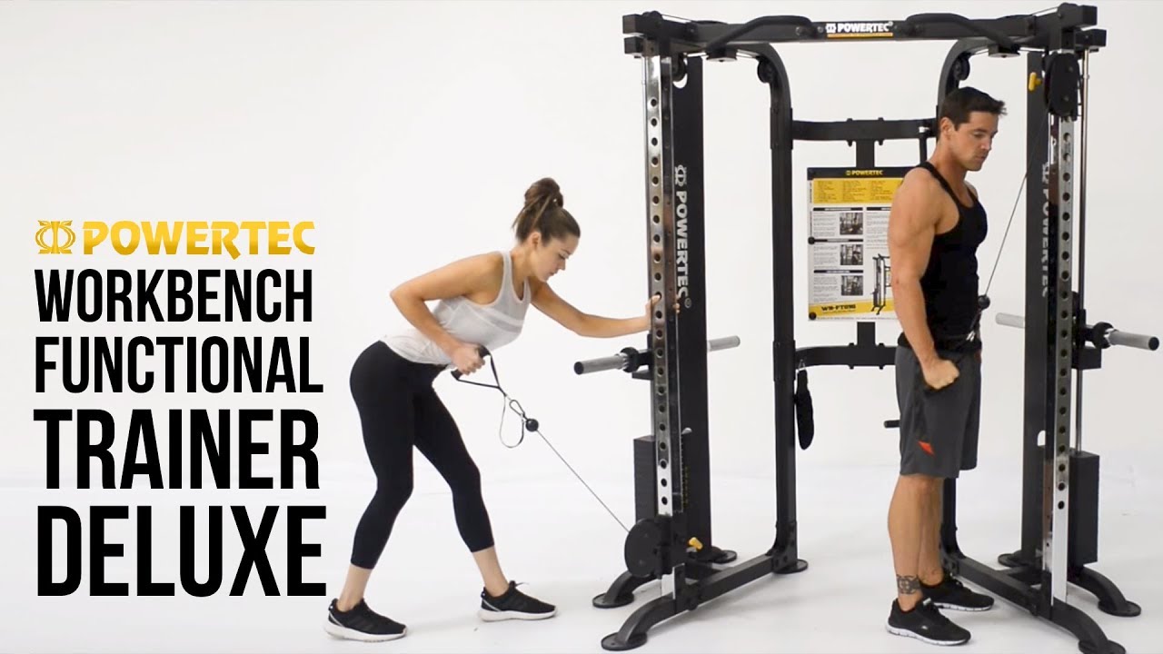 Powertech Running Machine WORKBENCH FUNCTIONAL Trainer Deluxe - YouTube