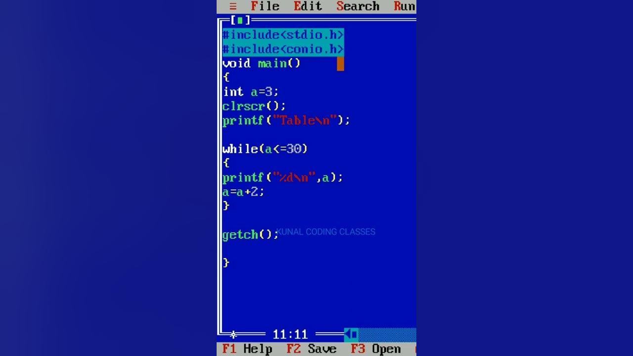 How to print table using while loop - YouTube