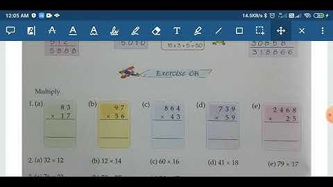 class 4 Exercise 6B multiplication
