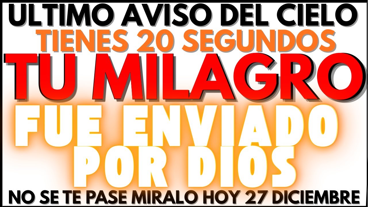 🚨💫 ¡DIOS ACABA DE ENVIAR TU MILAGRO FINANCIERO! ÁBRELO AHORA 🙏💰