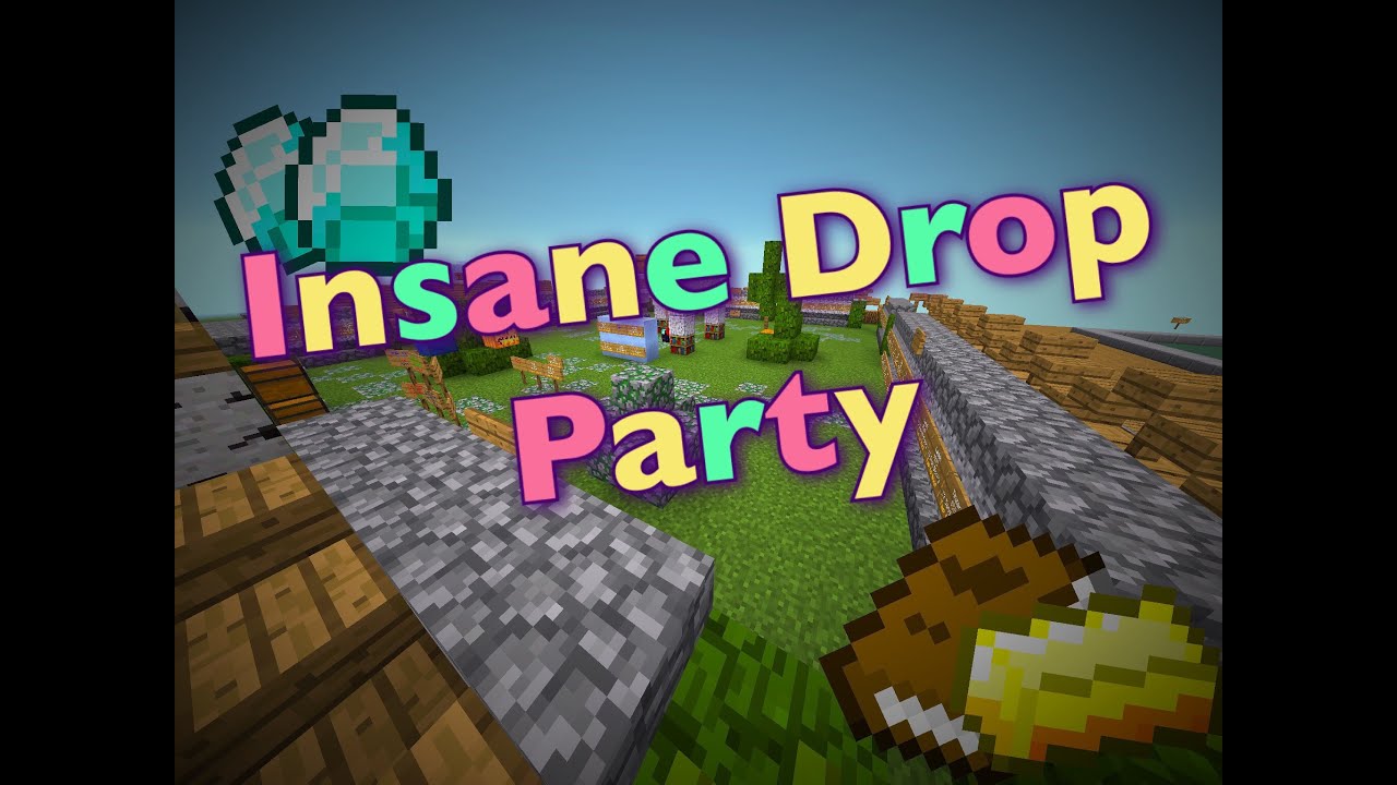 Insane Drop Party on AvengeTech- Minecraft PE - YouTube
