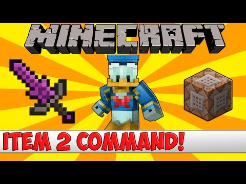 Minecraft Bukkit Plugin - Item 2 Command - Tutorial