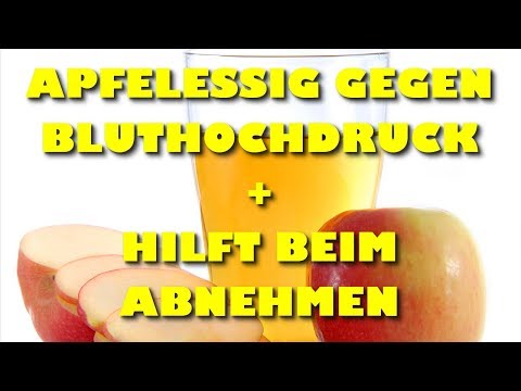 Video: Apfelessig Gegen Blutdruck: Funktioniert Es?