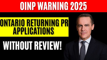 OINP Warning 2025 – Ontario Returning PR Applications Without Review!